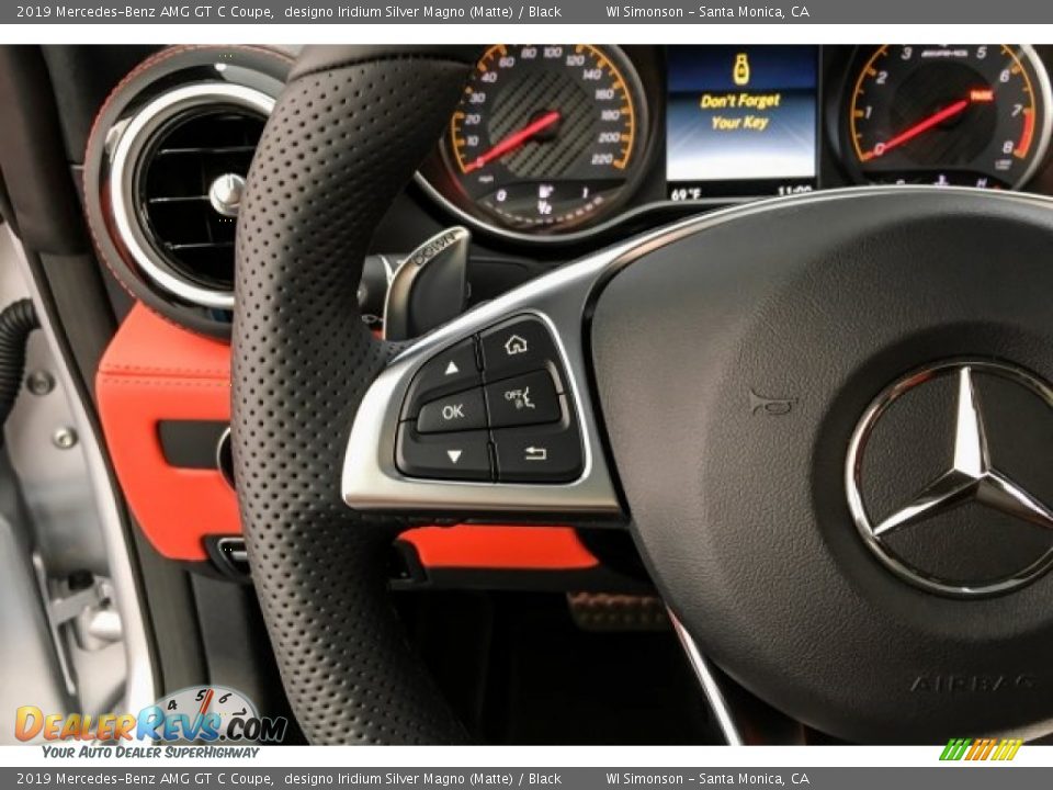 2019 Mercedes-Benz AMG GT C Coupe Steering Wheel Photo #17