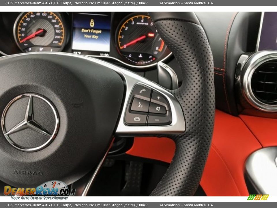 2019 Mercedes-Benz AMG GT C Coupe Steering Wheel Photo #18
