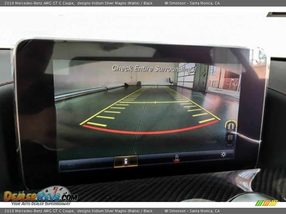 2019 Mercedes-Benz AMG GT C Coupe designo Iridium Silver Magno (Matte) / Black Photo #20