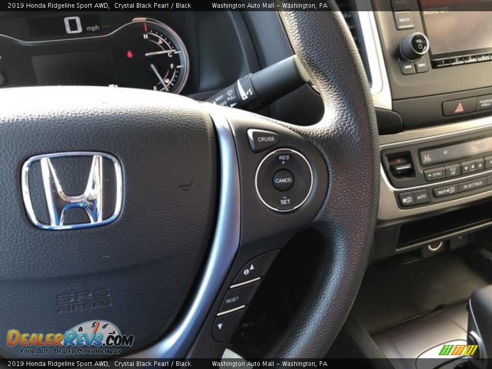 2019 Honda Ridgeline Sport AWD Steering Wheel Photo #14