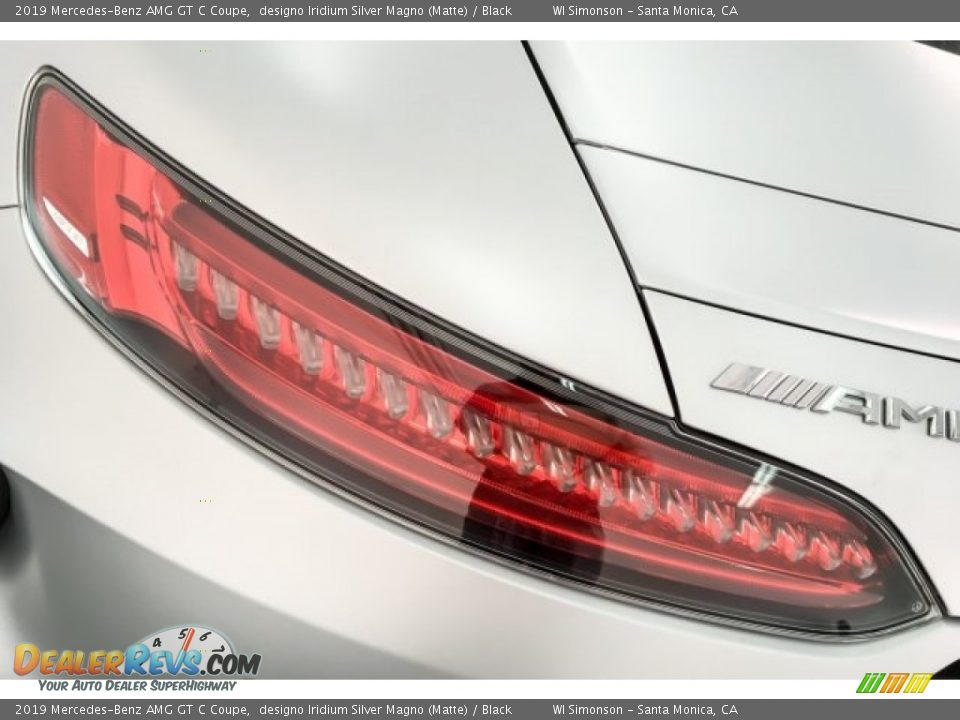 2019 Mercedes-Benz AMG GT C Coupe designo Iridium Silver Magno (Matte) / Black Photo #25