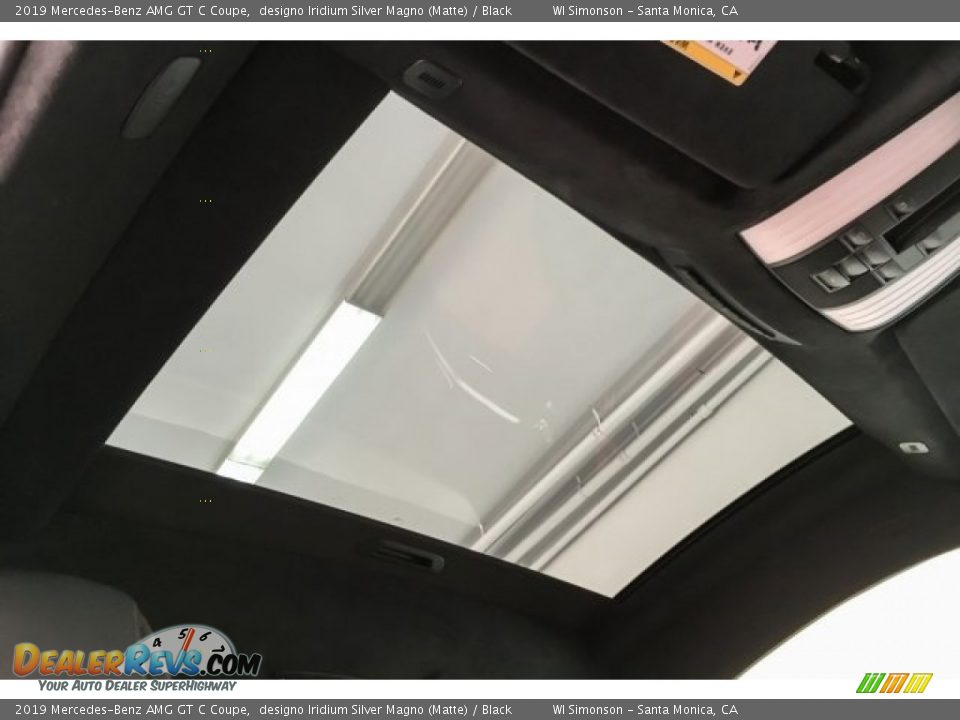 Sunroof of 2019 Mercedes-Benz AMG GT C Coupe Photo #28