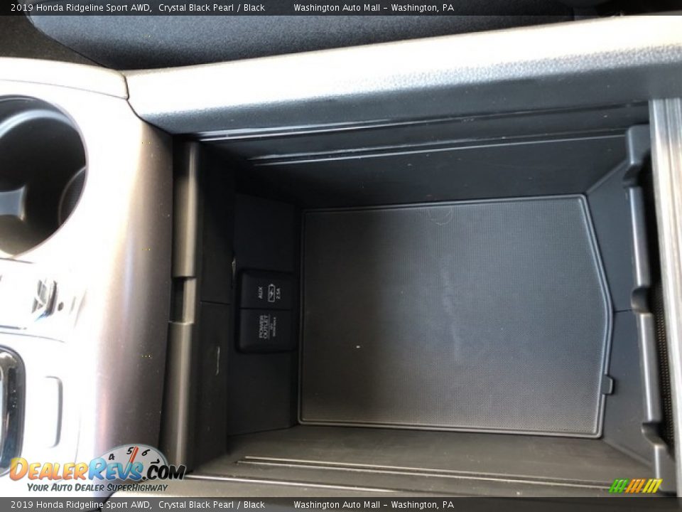 2019 Honda Ridgeline Sport AWD Crystal Black Pearl / Black Photo #19