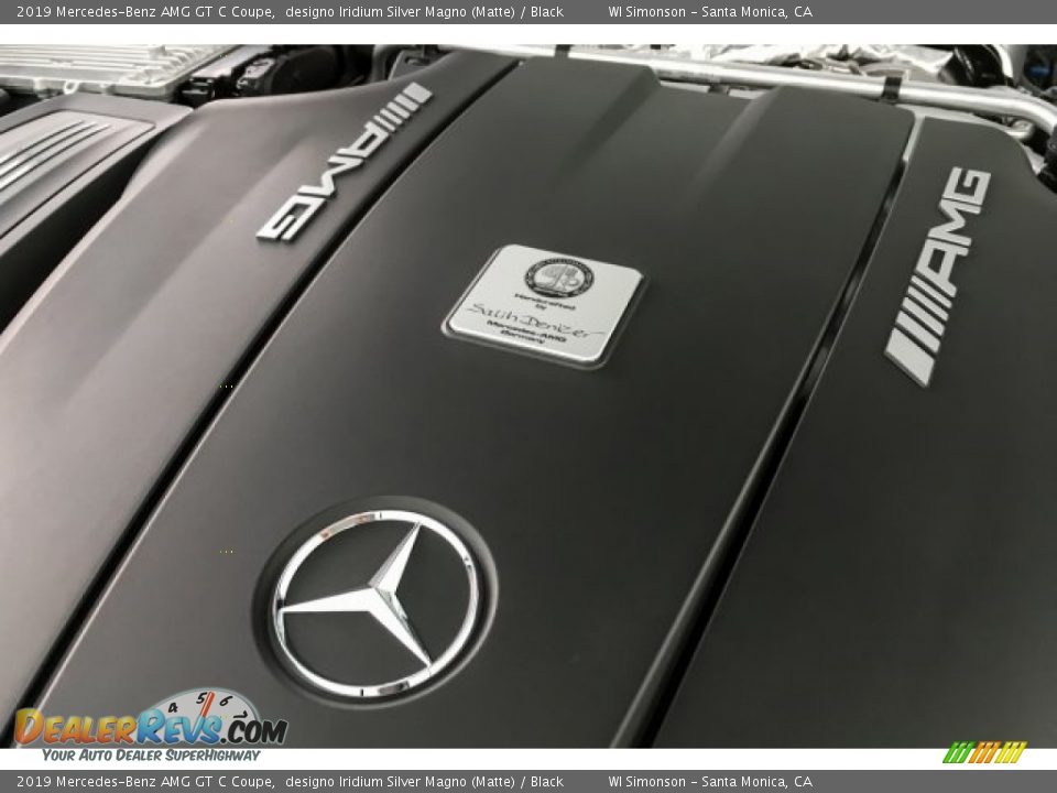2019 Mercedes-Benz AMG GT C Coupe designo Iridium Silver Magno (Matte) / Black Photo #30