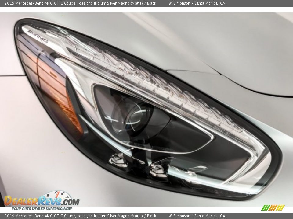 2019 Mercedes-Benz AMG GT C Coupe designo Iridium Silver Magno (Matte) / Black Photo #31