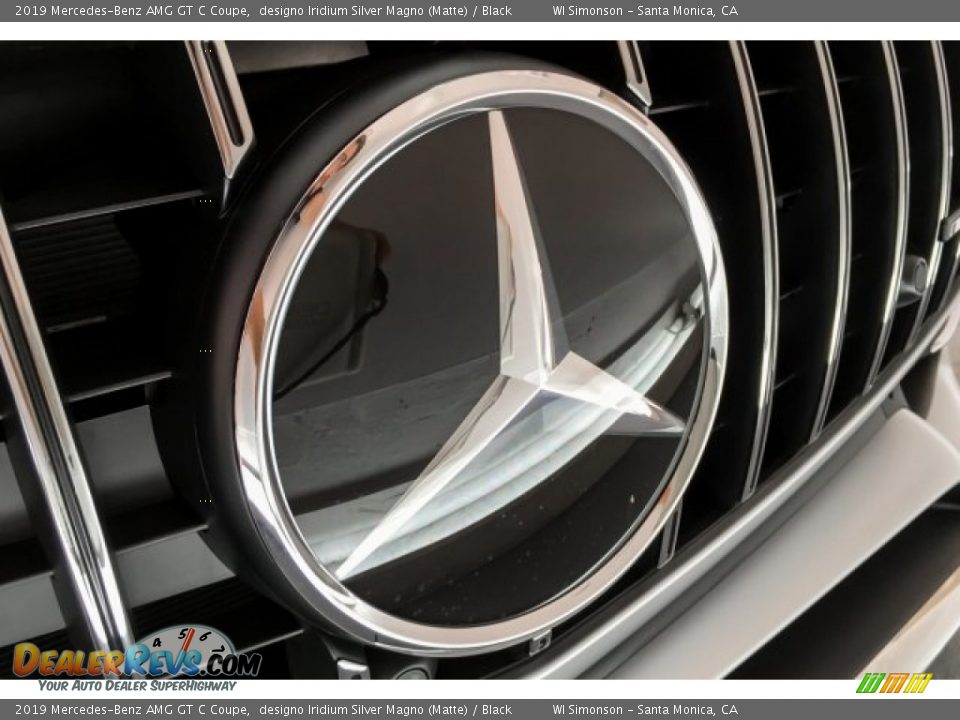 2019 Mercedes-Benz AMG GT C Coupe designo Iridium Silver Magno (Matte) / Black Photo #32