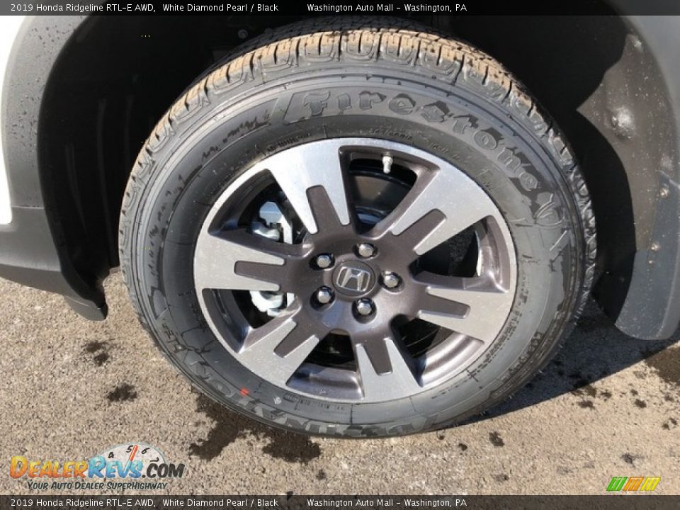 2019 Honda Ridgeline RTL-E AWD White Diamond Pearl / Black Photo #6