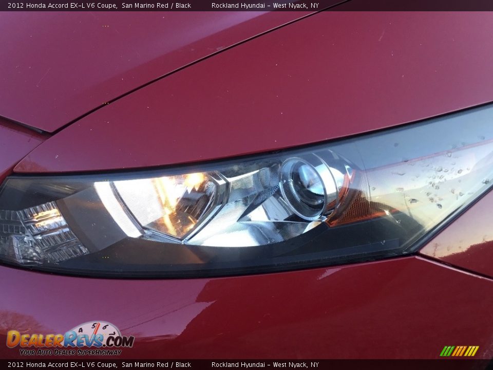 2012 Honda Accord EX-L V6 Coupe San Marino Red / Black Photo #29