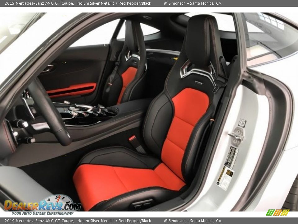 Red Pepper/Black Interior - 2019 Mercedes-Benz AMG GT Coupe Photo #13