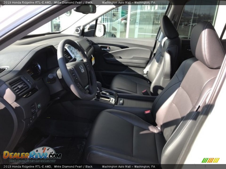 2019 Honda Ridgeline RTL-E AWD White Diamond Pearl / Black Photo #13