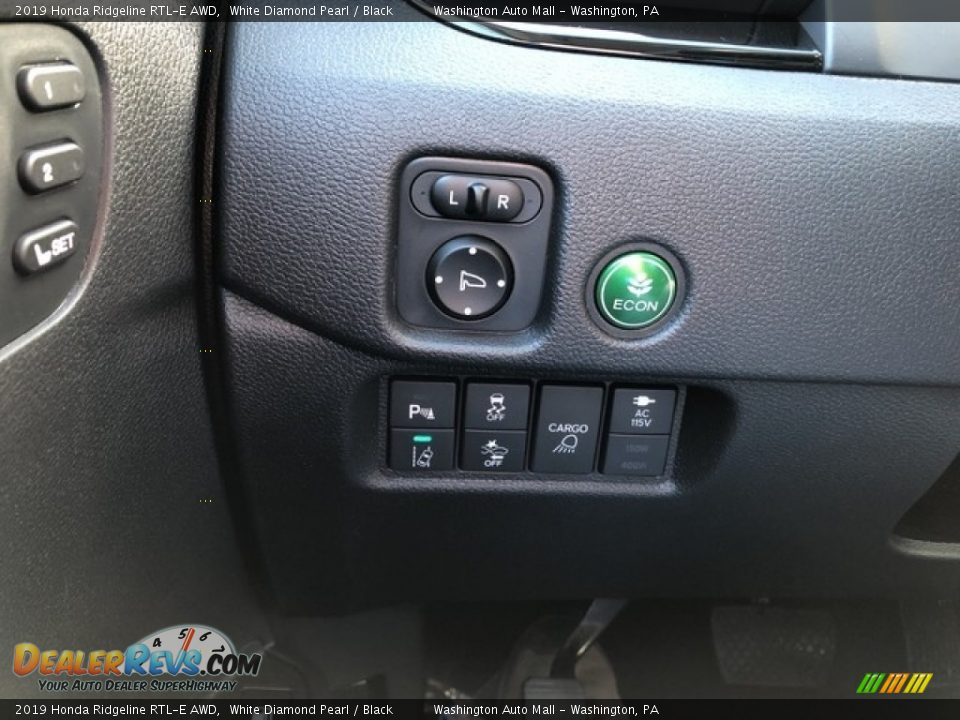 2019 Honda Ridgeline RTL-E AWD White Diamond Pearl / Black Photo #18
