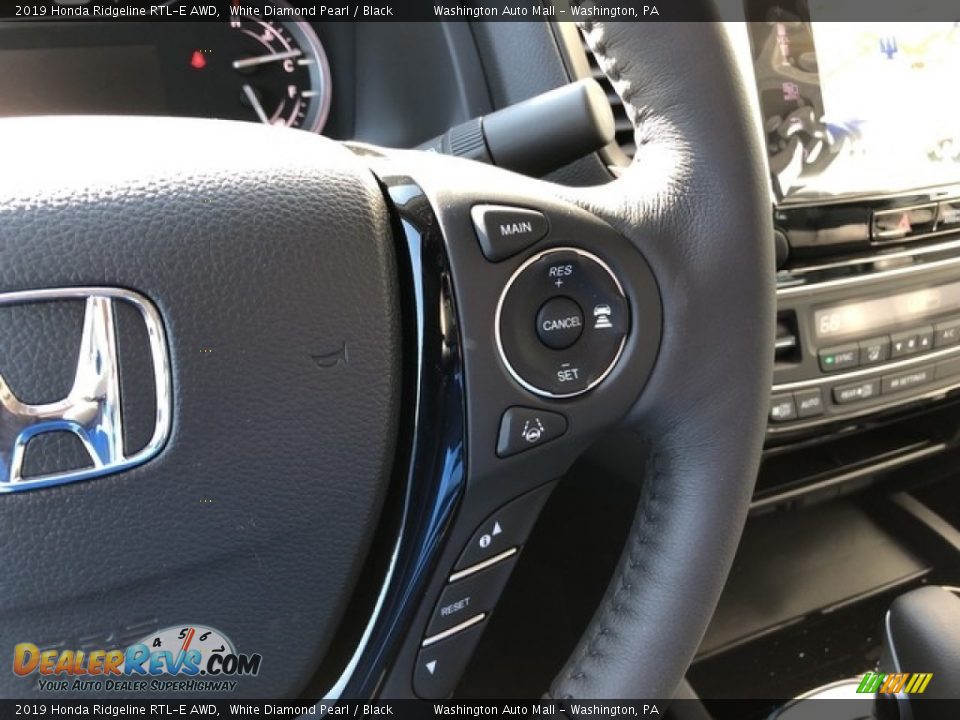 2019 Honda Ridgeline RTL-E AWD White Diamond Pearl / Black Photo #20