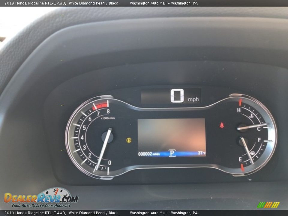 2019 Honda Ridgeline RTL-E AWD White Diamond Pearl / Black Photo #21