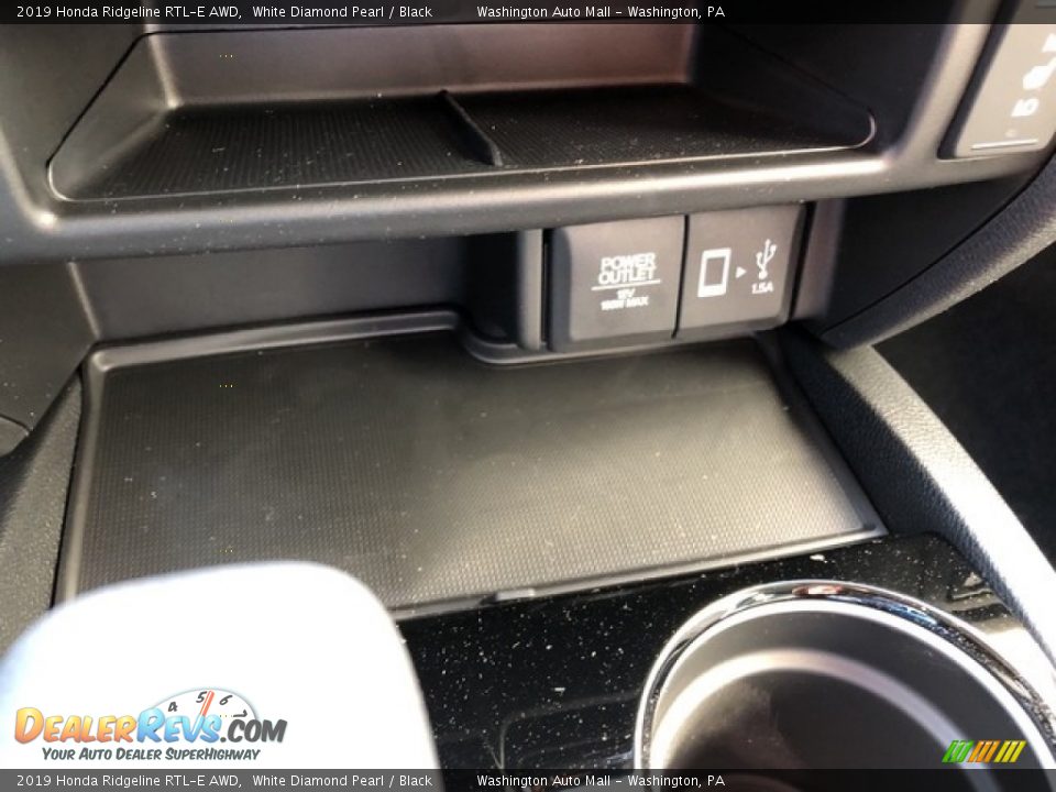 2019 Honda Ridgeline RTL-E AWD White Diamond Pearl / Black Photo #24
