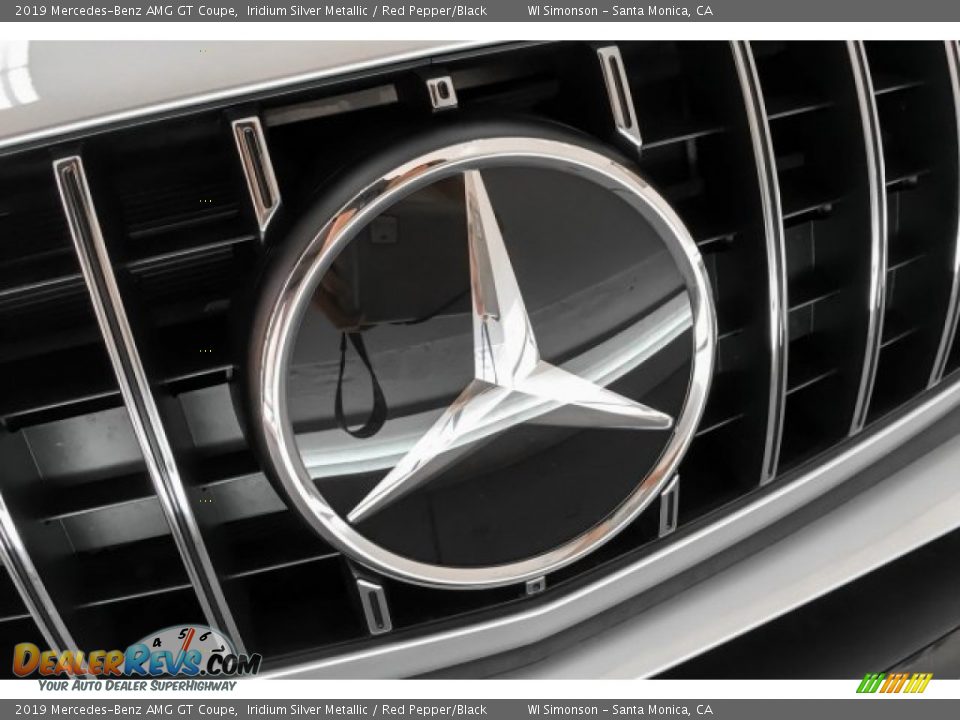 2019 Mercedes-Benz AMG GT Coupe Iridium Silver Metallic / Red Pepper/Black Photo #32