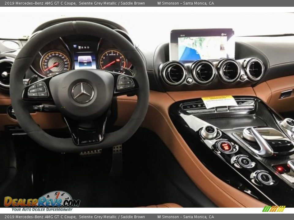 Dashboard of 2019 Mercedes-Benz AMG GT C Coupe Photo #4