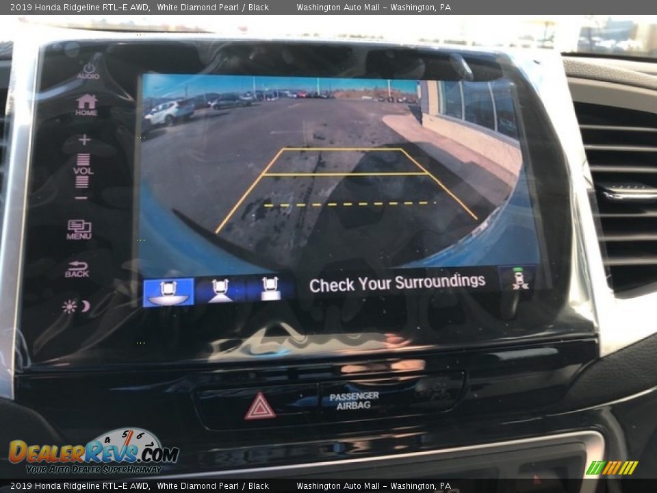 2019 Honda Ridgeline RTL-E AWD White Diamond Pearl / Black Photo #30