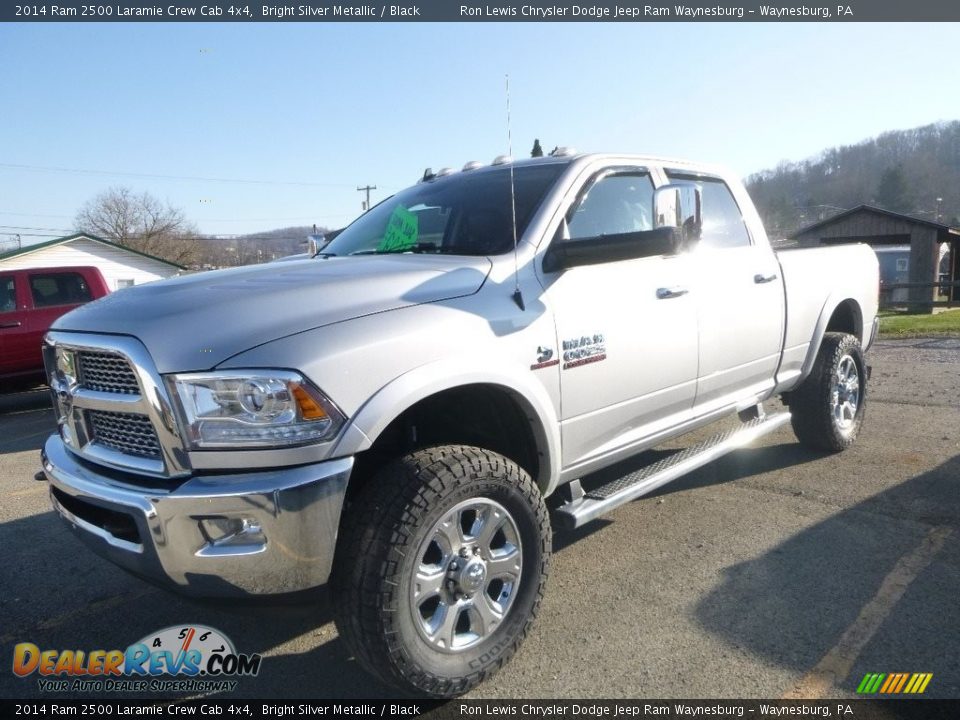2014 Ram 2500 Laramie Crew Cab 4x4 Bright Silver Metallic / Black Photo #1