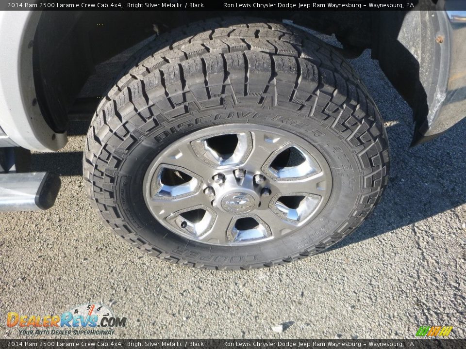 2014 Ram 2500 Laramie Crew Cab 4x4 Bright Silver Metallic / Black Photo #2