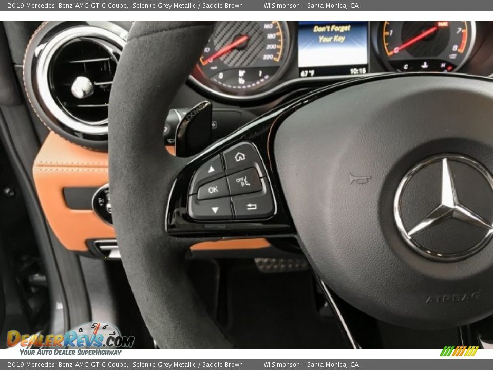2019 Mercedes-Benz AMG GT C Coupe Steering Wheel Photo #17