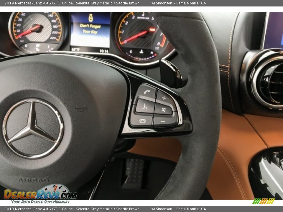 2019 Mercedes-Benz AMG GT C Coupe Steering Wheel Photo #18