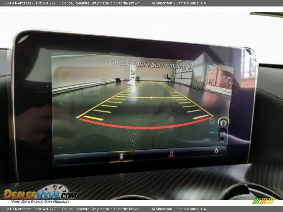 2019 Mercedes-Benz AMG GT C Coupe Selenite Grey Metallic / Saddle Brown Photo #20