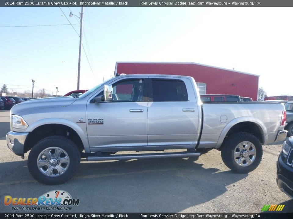 2014 Ram 2500 Laramie Crew Cab 4x4 Bright Silver Metallic / Black Photo #7