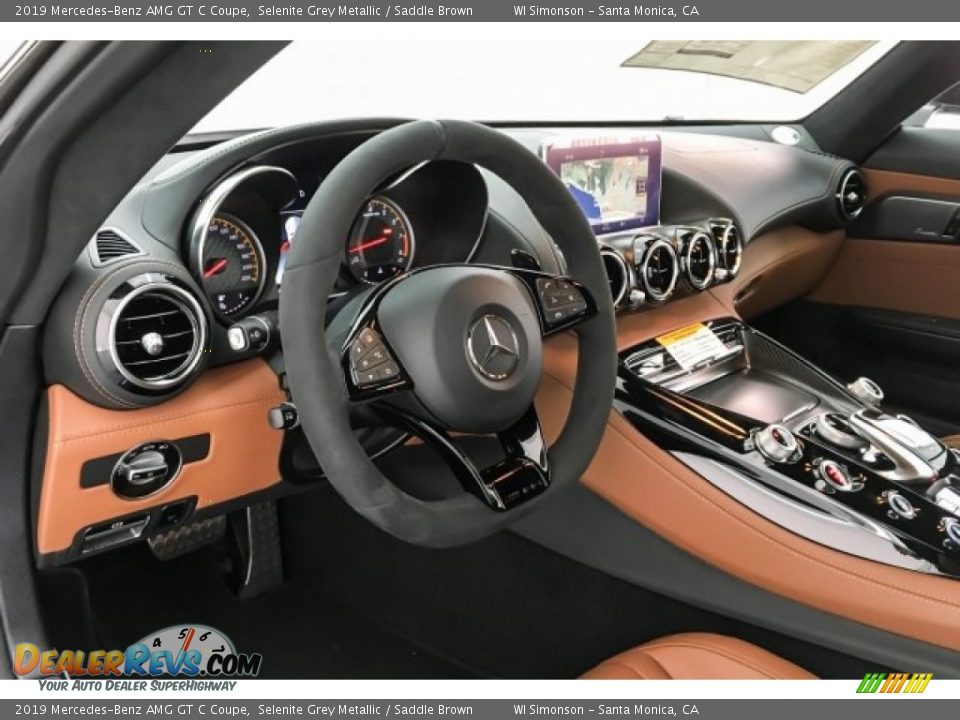 Dashboard of 2019 Mercedes-Benz AMG GT C Coupe Photo #21