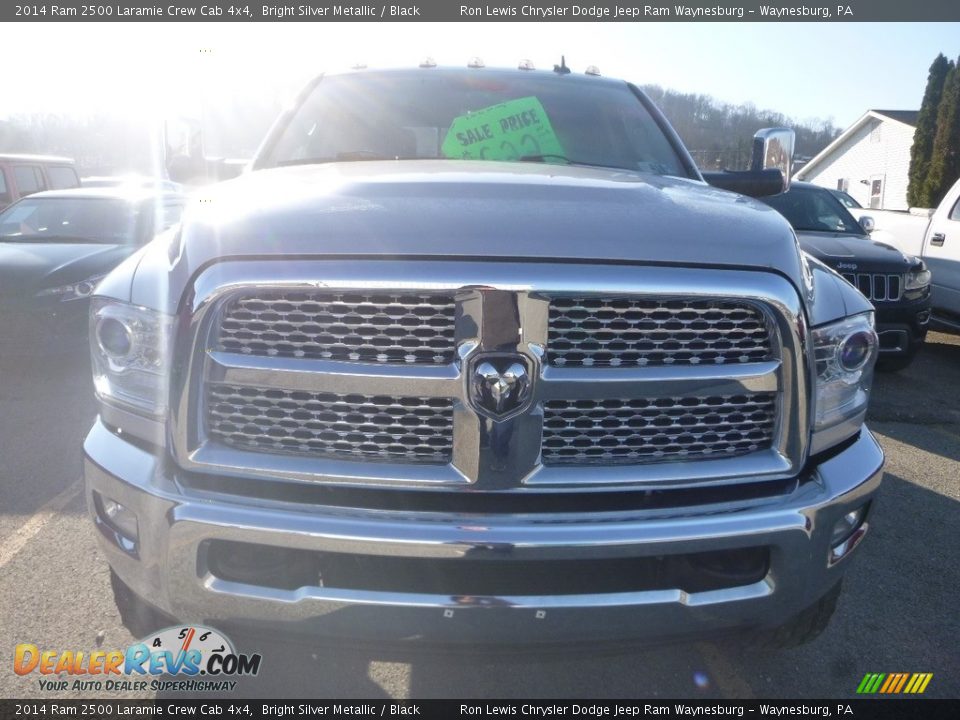 2014 Ram 2500 Laramie Crew Cab 4x4 Bright Silver Metallic / Black Photo #8