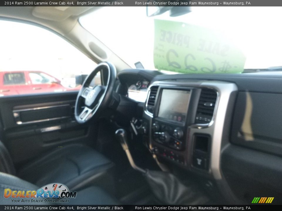 2014 Ram 2500 Laramie Crew Cab 4x4 Bright Silver Metallic / Black Photo #10