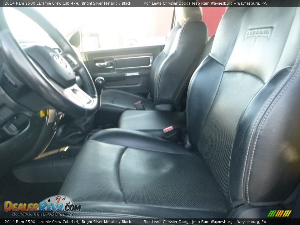 2014 Ram 2500 Laramie Crew Cab 4x4 Bright Silver Metallic / Black Photo #15
