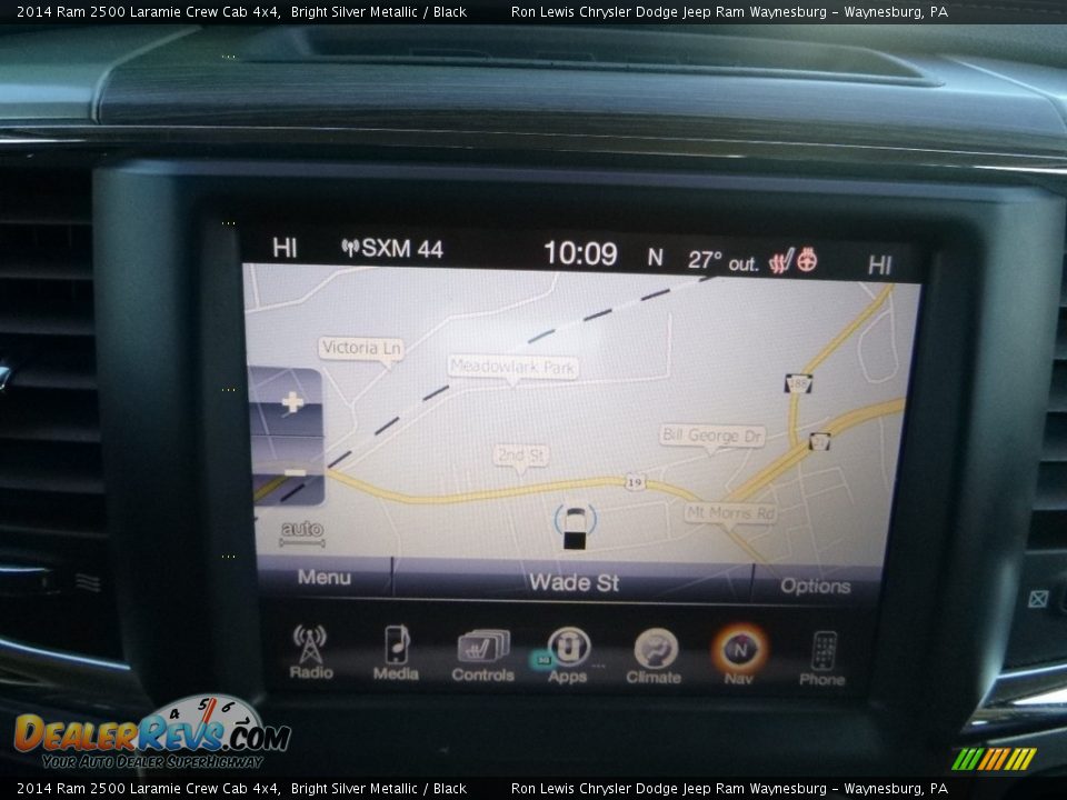 2014 Ram 2500 Laramie Crew Cab 4x4 Bright Silver Metallic / Black Photo #16