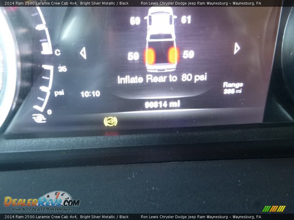 2014 Ram 2500 Laramie Crew Cab 4x4 Bright Silver Metallic / Black Photo #18