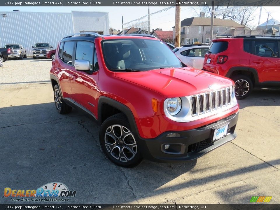 2017 Jeep Renegade Limited 4x4 Colorado Red / Black Photo #5