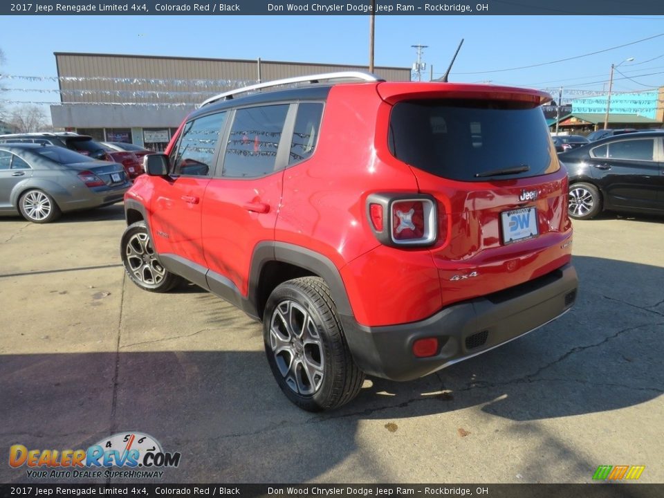 2017 Jeep Renegade Limited 4x4 Colorado Red / Black Photo #11