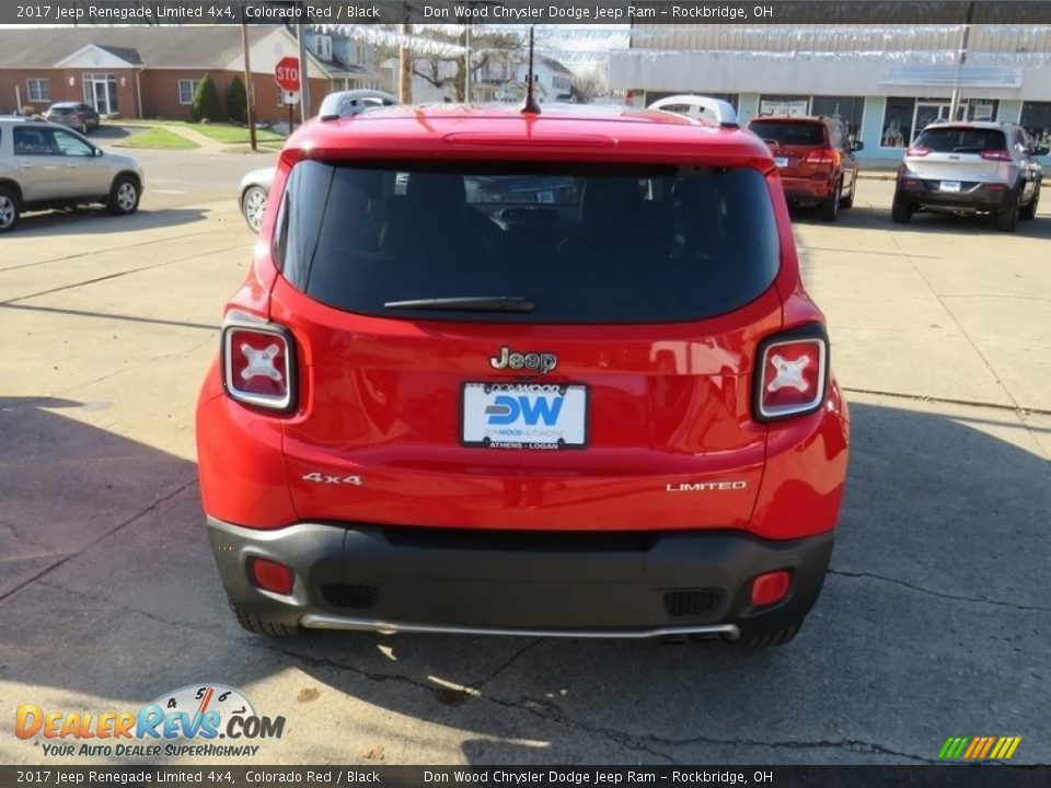 2017 Jeep Renegade Limited 4x4 Colorado Red / Black Photo #13