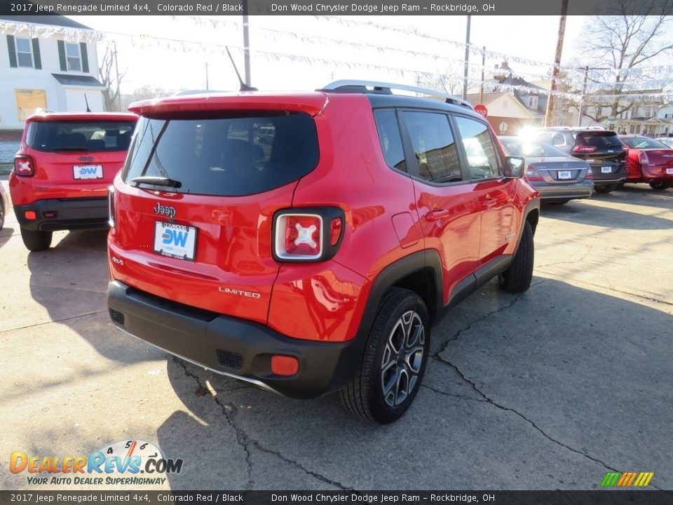 2017 Jeep Renegade Limited 4x4 Colorado Red / Black Photo #17