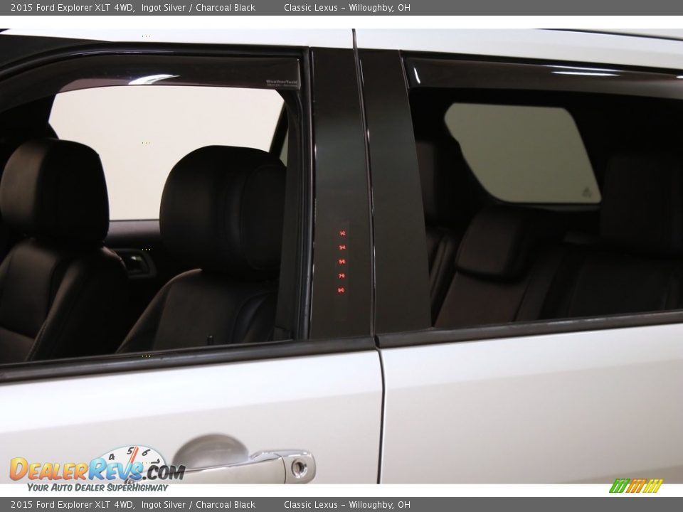 2015 Ford Explorer XLT 4WD Ingot Silver / Charcoal Black Photo #4