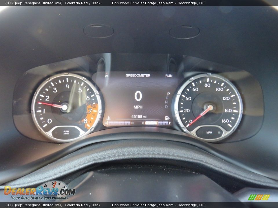 2017 Jeep Renegade Limited 4x4 Colorado Red / Black Photo #32