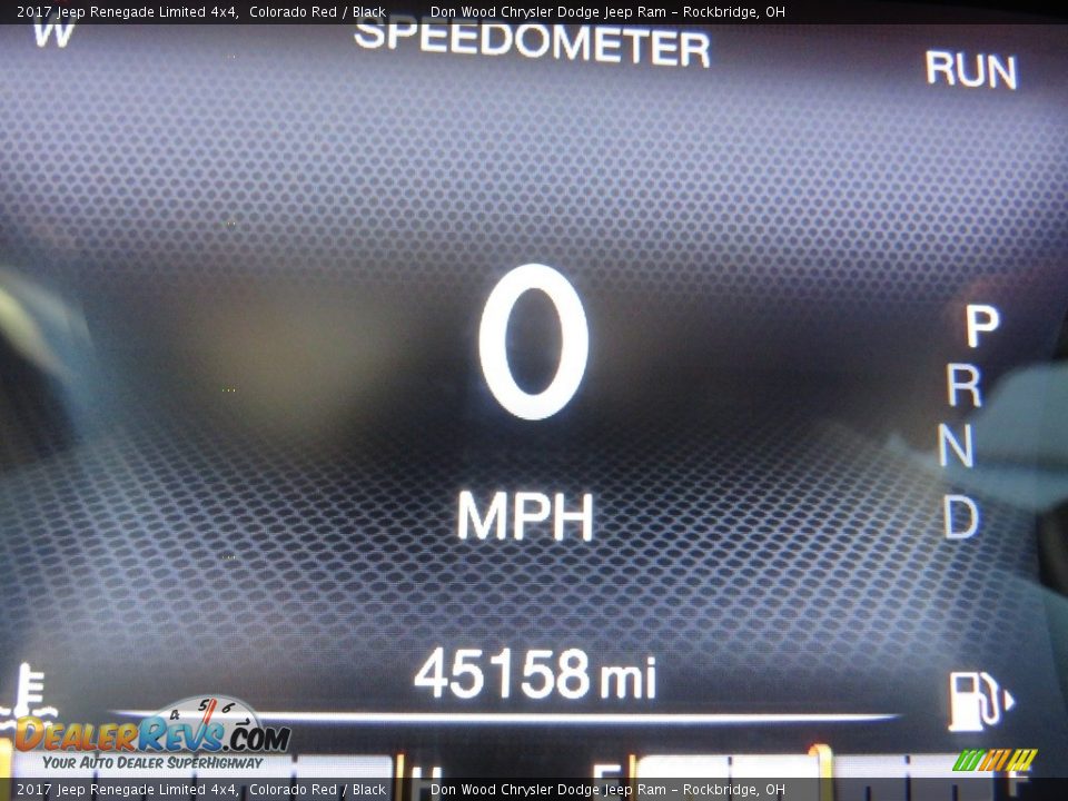 2017 Jeep Renegade Limited 4x4 Colorado Red / Black Photo #33