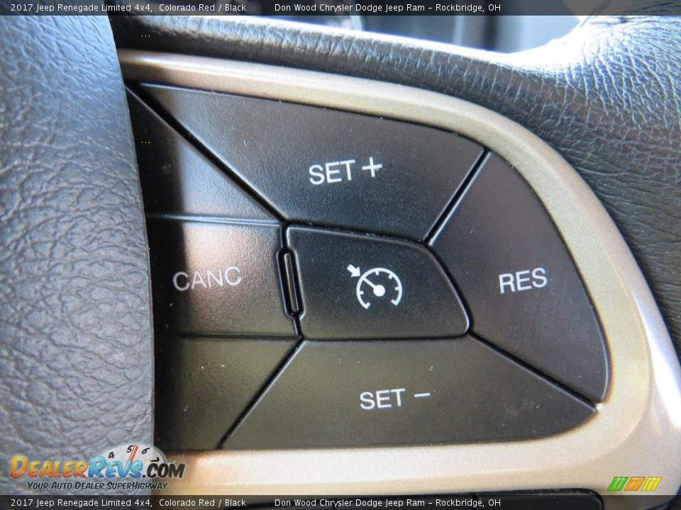 2017 Jeep Renegade Limited 4x4 Colorado Red / Black Photo #36