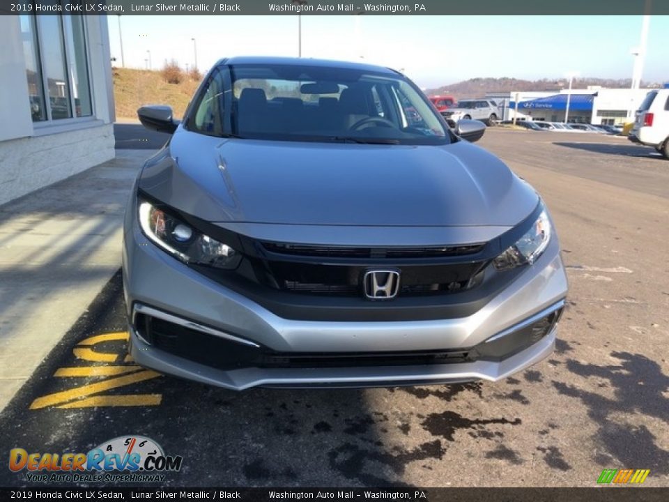 2019 Honda Civic LX Sedan Lunar Silver Metallic / Black Photo #4