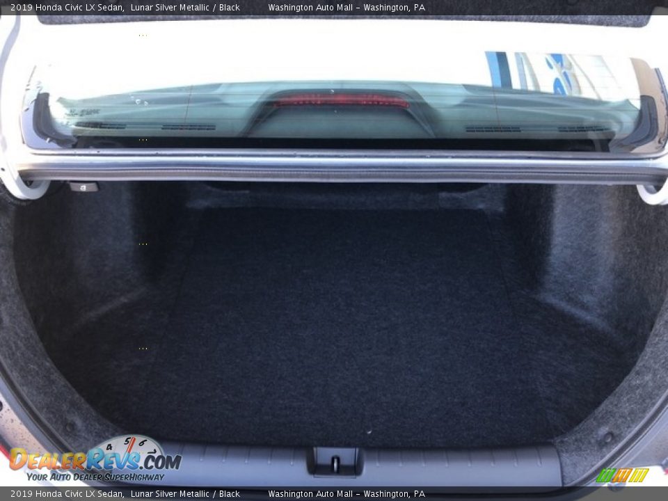 2019 Honda Civic LX Sedan Lunar Silver Metallic / Black Photo #7