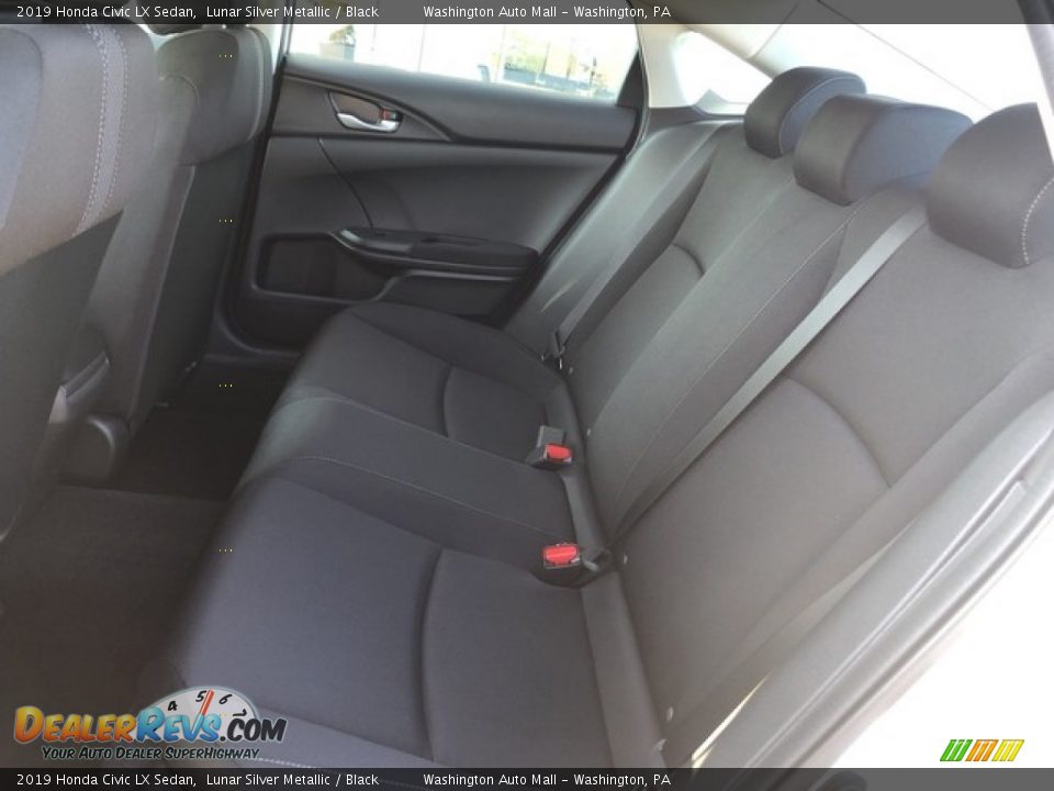 2019 Honda Civic LX Sedan Lunar Silver Metallic / Black Photo #8