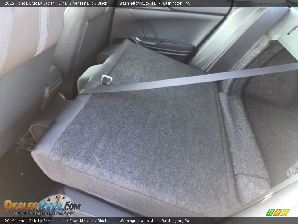 2019 Honda Civic LX Sedan Lunar Silver Metallic / Black Photo #9