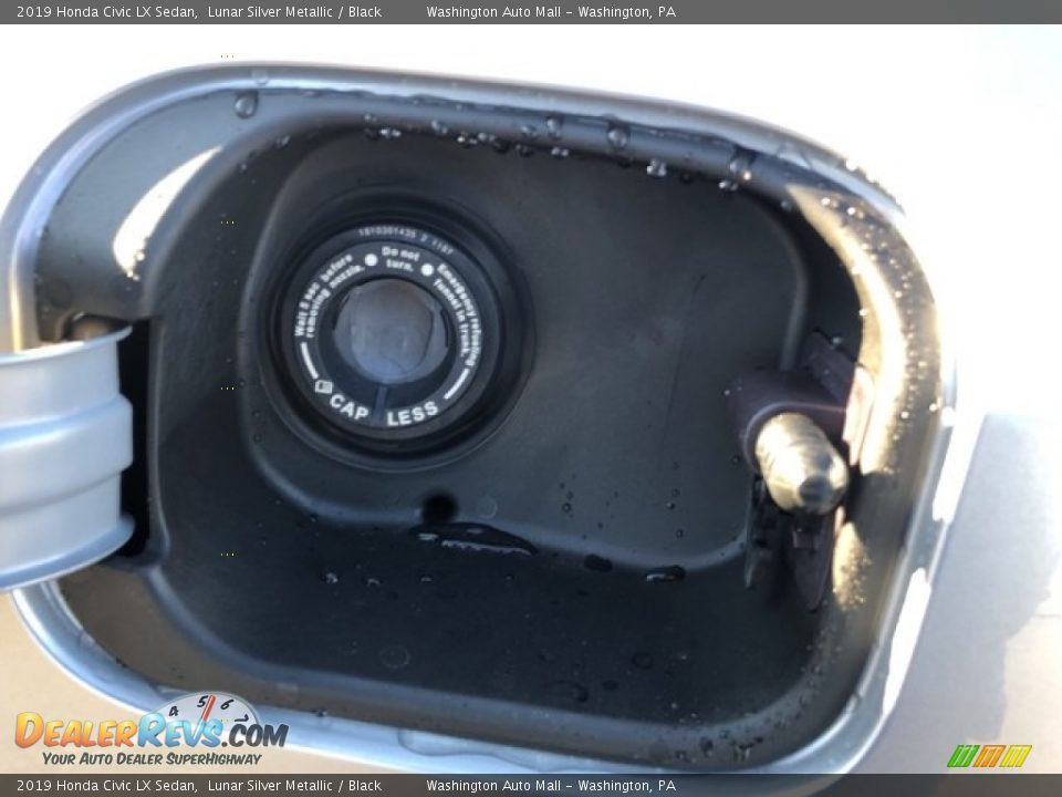 2019 Honda Civic LX Sedan Lunar Silver Metallic / Black Photo #10
