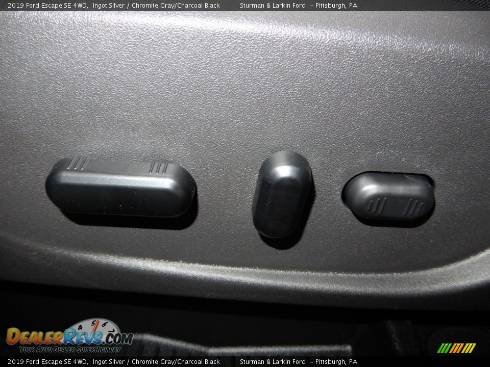 2019 Ford Escape SE 4WD Ingot Silver / Chromite Gray/Charcoal Black Photo #12