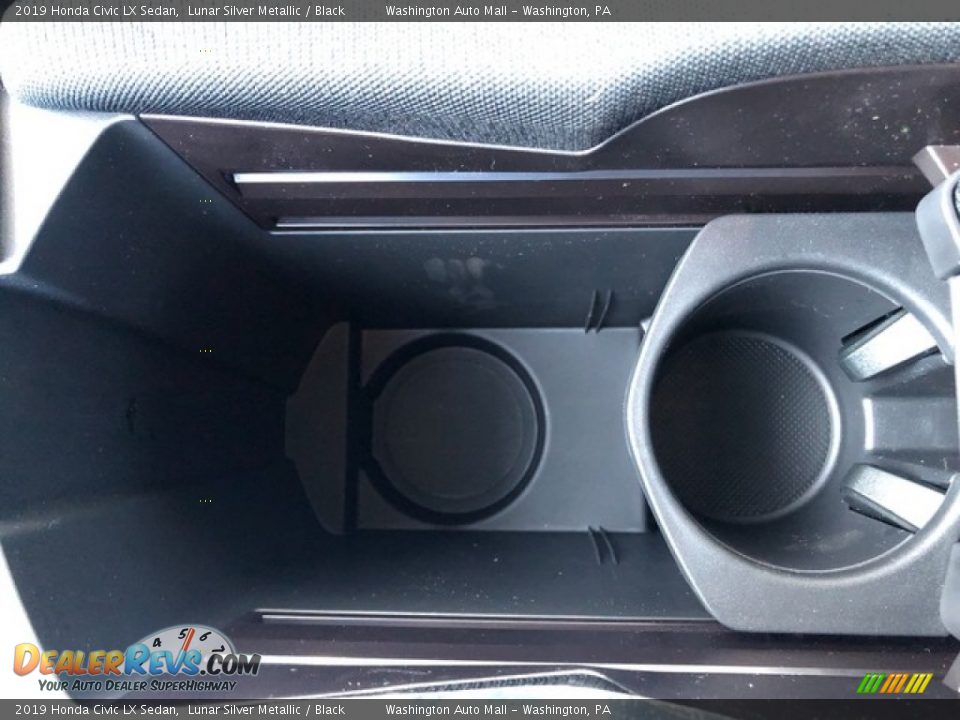 2019 Honda Civic LX Sedan Lunar Silver Metallic / Black Photo #22