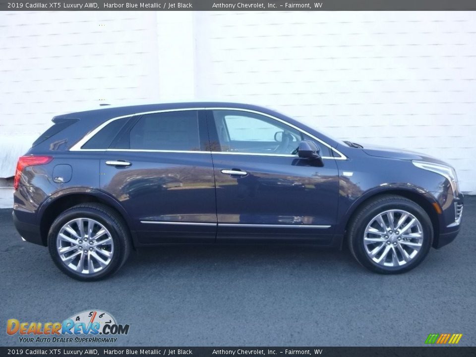 2019 Cadillac XT5 Luxury AWD Harbor Blue Metallic / Jet Black Photo #3