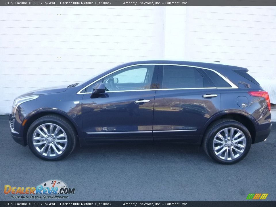 2019 Cadillac XT5 Luxury AWD Harbor Blue Metallic / Jet Black Photo #4
